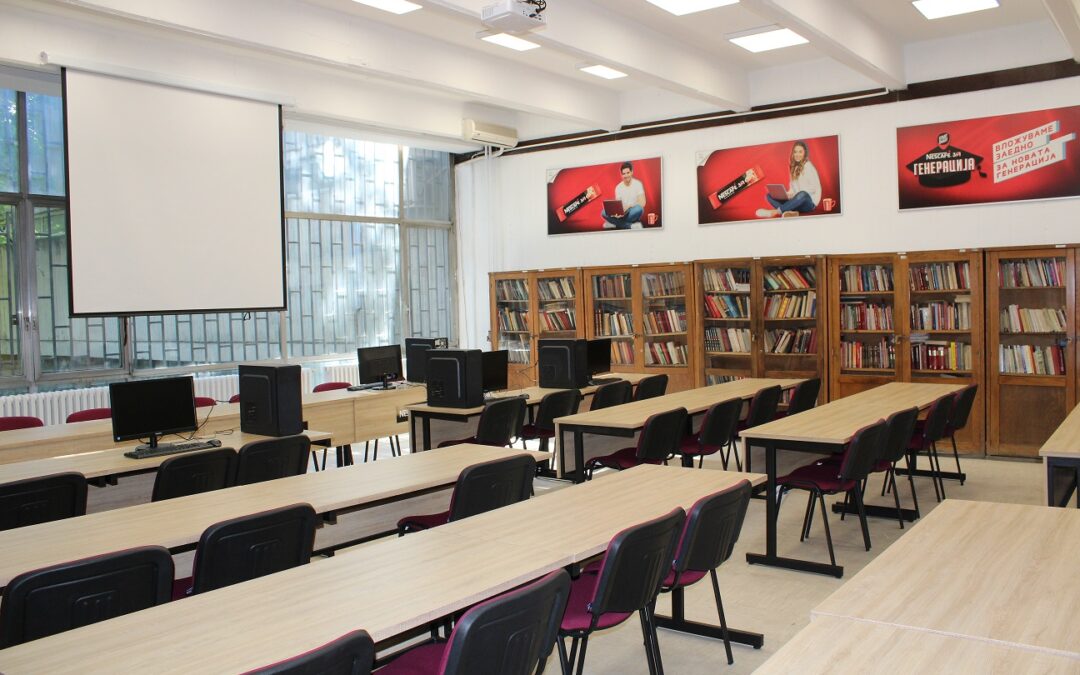 NESCAFÉ 3in1 ГИ УНАПРЕДИ УСЛОВИТЕ ЗА РАБОТА ВО БИБЛИOТЕКАТА НА ФИЛОЗОФСКИОТ ФАКУЛТЕТ ВО СКОПЈЕ